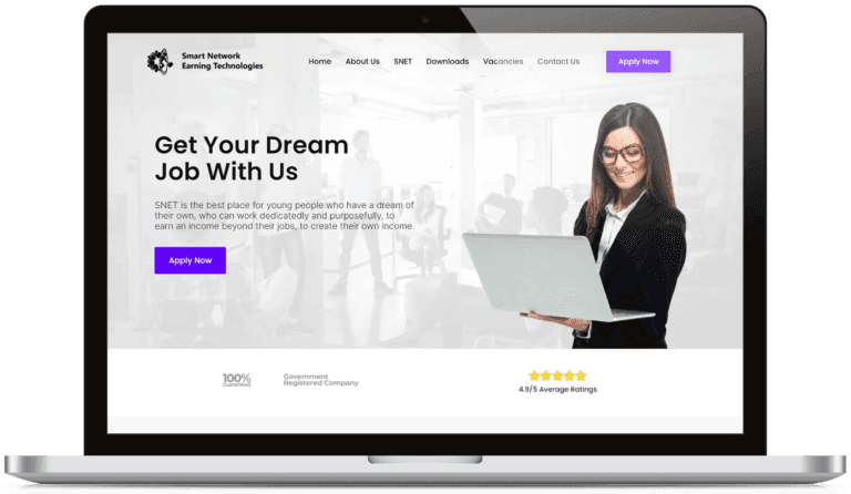 Smart Network Earning Solutions Website project preview