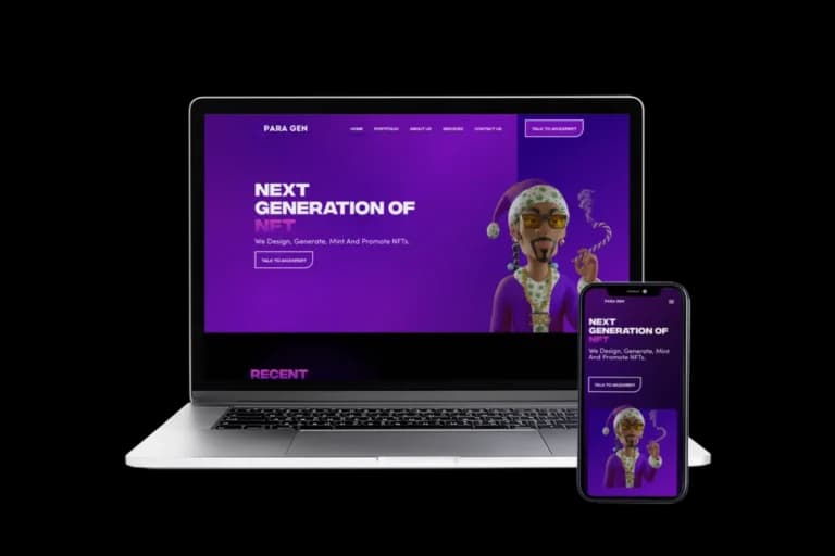 XParaGen Website Development project preview