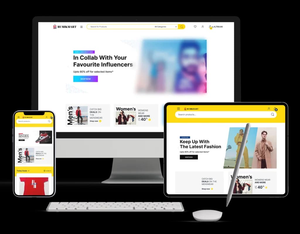 Rumikmart eCommerce Website Development project preview